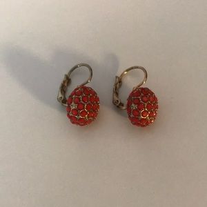 Orange Gemstone earrings